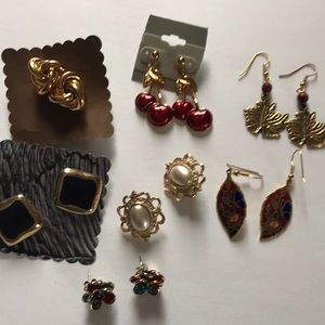 Vintage Pierced Earring Collection